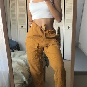 Mustard Yellow Vintage Cargo Pants